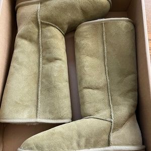 UGG Classic Tall Boots Size 10 Sage